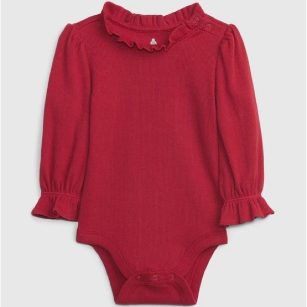 Gap Baby Ruffle Bodysuit 6-12M